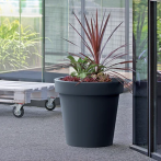 DLOF400-S433 Кашпо LOFLY d39 h36 см 27,3л антрацит (anthracite)