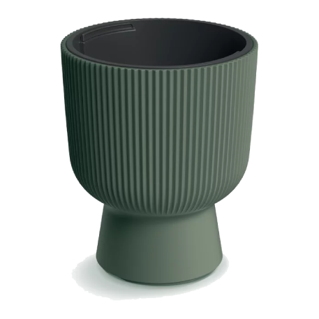 DBMIG300-2411U Кашпо MILLY d30 h36,5 см зеленый (pine green) с вкладышем (ш/к 0921)