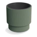 DBMIN300-2411U Кашпо MILLY d30 h28,5см 10/17л зеленый (pine green) с вкладышем (ш/к 7501)