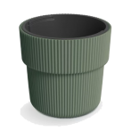 DBMIR300-2411U Кашпо MILLY d30 h28,5 см зеленый (pine green) с вкладышем (ш/к 7532)