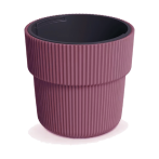 DBMIR300-4985U Кашпо MILLY d30 h28,5см 10/14л марсала (marsala) с вкладышем(ш/к 7594)*