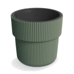 DBMIR400-2411U Кашпо MILLY d39 h37см 20/33л зеленый (pine green) с вкладышем (ш/к 8065)*