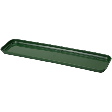 5195-079 Поддон для балконного ящика VENUS ECO RECYCLED 40см тем. зеленый (malachit)