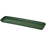5195-079 Поддон для балконного ящика VENUS ECO RECYCLED 40см тем. зеленый (malachit)