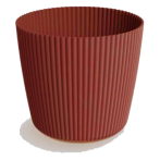DMI300-7598U Кашпо Milly Round d29,2 h25,8см 13,5л медь (copper) *