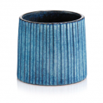02.756.18 Кашпо Vintage d18; h16 см синий (ш/к 0953)