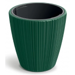 DBOR400-2411U Кашпо Oro d39 h40 см 20/33 л зеленый с вкладышем