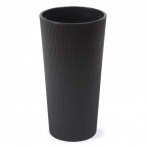 866 Кашпо LILIA ECO recycled jumper d40; h75см черный (czarny) с вкладышем (вкладыш 041620)