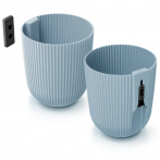 DMIW150-443U Кашпо настенное Milly Wall d14,6 h17,6 см 2,1л св. серый (light gray)