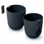 DMIW150-S433 Кашпо настенное Milly Wall d14,6 h17,6 см 2,1л антрацит (anthracite)