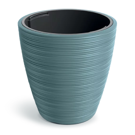 DBVR300-5415C Кашпо Vena Round d30 h30 см 10/15 л синий с вкладышем