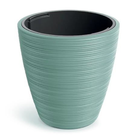 DBVR400-623U Кашпо Vena Round d39 h40 см 20/33 л мята с вкладышем