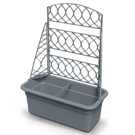 DBLO600-405U Балконный ящик Pergola Bloma 58*29 h22,5 см серый (stone gray)