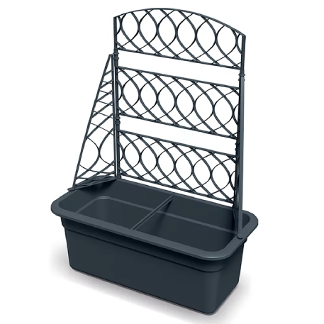 DBLO600-S433 Балконный ящик Pergola Bloma 58*29 h22,5 см антрацит (anthracite)