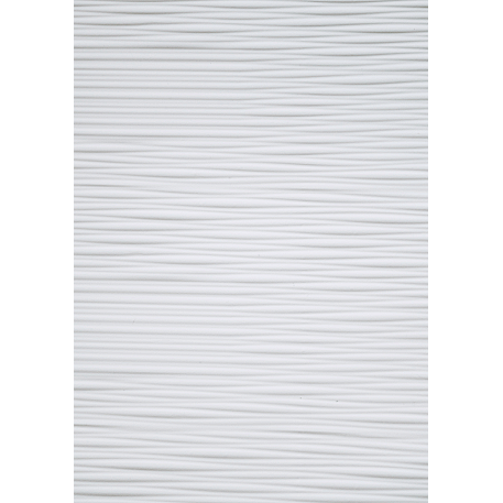 Кашпо "Милен" большое 28*28*57см, цвет ледяной белый. Вставка 15л Кашпо 34л