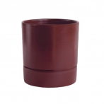 Горшок керам. с поддоном "Берген бургунди" № 3 d15см h15,5см 1,8л