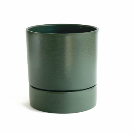 Горшок керам. с поддоном "Берген форест" № 3 d15см h15,5см 1,8л