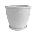 Горшок керам. с поддоном В/О "Минерал белый" № 7 d32см h28см 18л