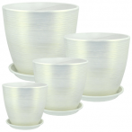 К-т Перламутр бутон белый 55 из 4-х (12;15;18;21см) РС 55