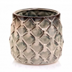 01.008.19 Кашпо Vintage d19; h18 см коричневый (ш/к 7356)