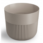 DAL 15 Кашпо Alia d15; h12,8см бежевый (BEIGE MAT)