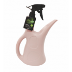 Лейка 1,5 л с опрыскивателем пульверизатором (пудровый цвет)