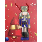 Dream Cards Пакет подарочный мат.лам,глиттер,3Dэл. 18х23х10см(М), Синий солдатик, 210 г ПКП-9203