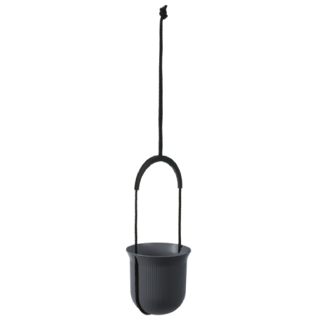 559 Кашпо подвесное LUCA jumper recycled d18 h17см 2.3л антрацит