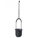 559 Кашпо подвесное LUCA jumper recycled d18 h17см 2.3л антрацит