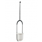 559 Кашпо подвесное LUCA jumper recycled d18 h17см 2.3л крем