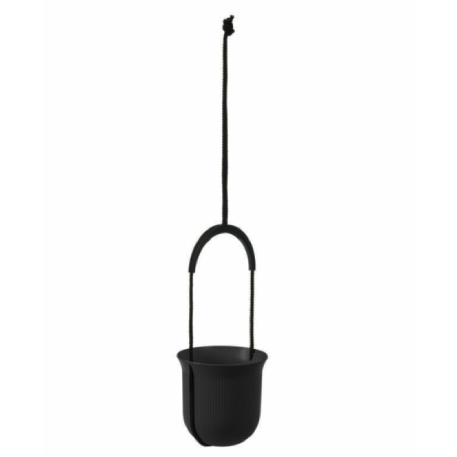 559 Кашпо подвесное LUCA jumper recycled d18 h17см 2.3л черный