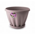 Горшок "Знатный" капучино c поддоном d320 11 л