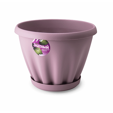 Горшок "Знатный" пыльная роза c поддоном d320 11 л