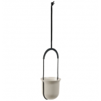 558 Кашпо подвесное LUCA recycled d18 h17см 2.3л бежевый