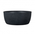 273 Миска пластик. LINETTO BOWL STONY BLACK d40 h17см 11,9л черный камень (ш/к 2424)