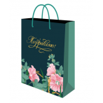 Optima Пакет подарочный с глянц.лам. 14х20х6,5 см (MS) Гибискус, 128г (собс. разр.) ППК-2744