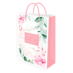 Optima Пакет подарочный с глянц.лам. 22*31*10 см (ML) Нежная Флора, 128г (соб.разр) ППК-7897