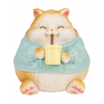 Копилка "Милый кот с коктейлем" 18*17*17 см КС-7453