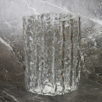 Ваза Пуговичная h21 см прозрачный