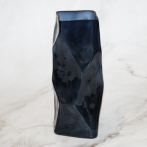 Ваза Ледник 3 h24 см крш. темн. дым