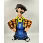 Ф021 Садовая фигура «Шашлычник» возможно разное цветовое исполнение 41*20*57