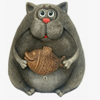 Ф029нм Садовая фигура «Котокамень» новый (однот) 28*38*38