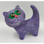 Ф035ц Садовая фигура "Котенок" (цвет) 29*14*27