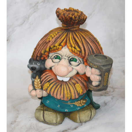 Ф092 Садовая фигура "Амбарный" (многоцветный) 25*30*39