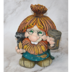 Ф092 Садовая фигура "Амбарный" (многоцветный) 25*30*39