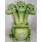 Ф1103зн Садовая фигура "Змей Горыныч зеленый" 33*28*54