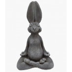 Ф239 Садовая фигура «Зайка ДЗЕН» 18*24*44