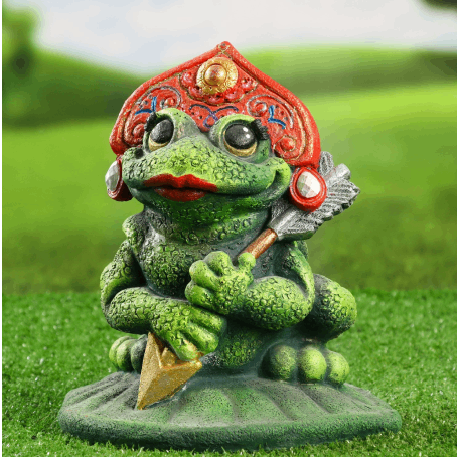 Ф251 Садовая фигура "Царевна лягушка" 21*19*25