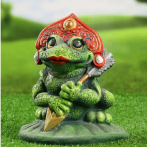 Ф251 Садовая фигура "Царевна лягушка" 21*19*25