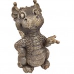 Ф266кор Садовая фигура «Дракончик Шика» (коричневый) 25*27*48